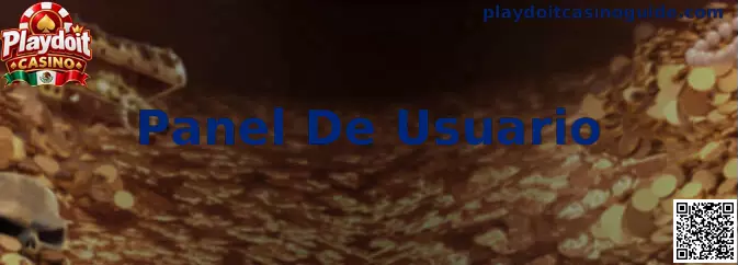 Referencia visual del Panel De Usuario de Playdoit Casino