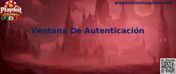 Ventana De Autenticación de Playdoit Casino
