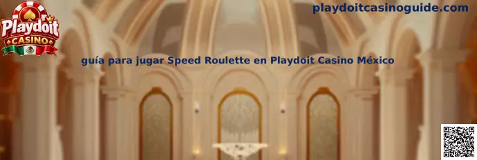 Imagen ilustrativa de la guía para jugar Speed Roulette en Playdoit Casino México