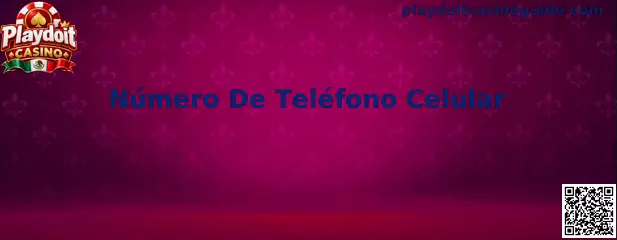 Número De Teléfono Celular para verificación